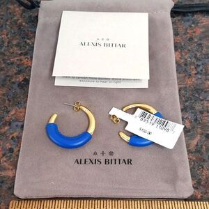 Alexis Bittar Blue Earrings...NEW